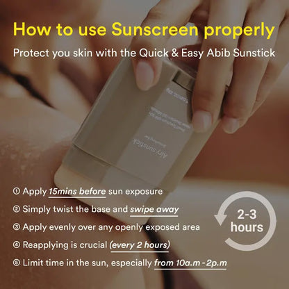 Airy Sunstick Smoothing Bar SPF50 (Single/Duo) | Matt Finish, Non-Sticky Sun Protection for Face and Body, Long-lasting, UV Protector sunscreen(0.81 oz)