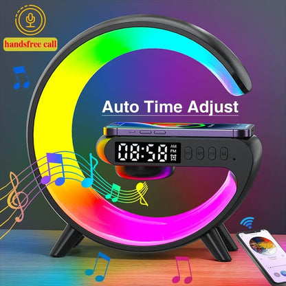 LED G-Lamp Wireless charger RGB Light Bluetooth Speaker