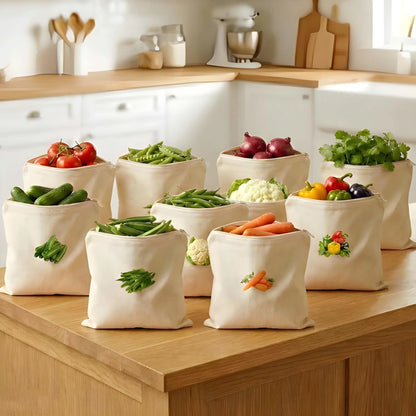 Vegetable and Fruit Bags | Pack of 10