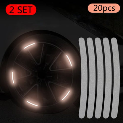 Tire Reflective Warning Stickers
