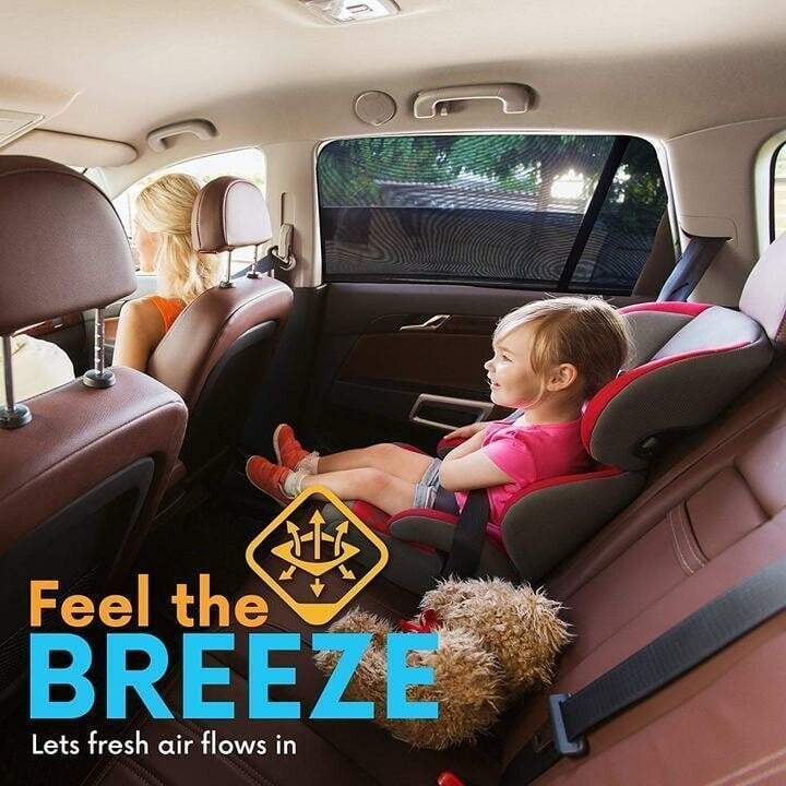 Universal Car Window Screens - Pack Of 4