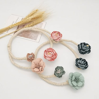 Floral Curtain Ties - Pack Of 2