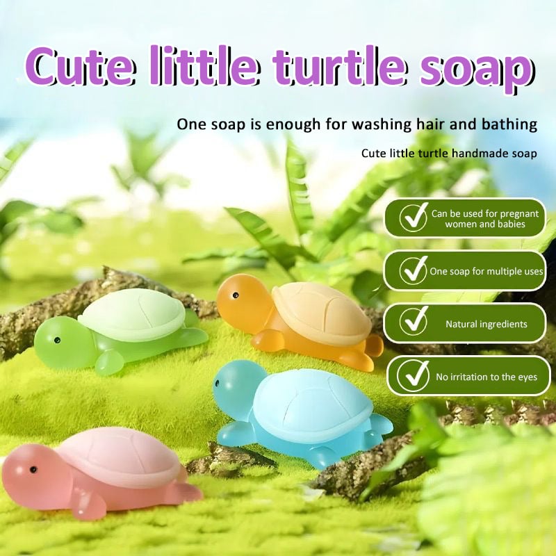 Little turtle handmade essential oil soap