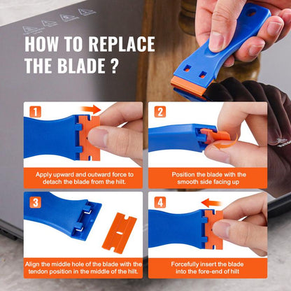 Plastic Razor Blade Scraper