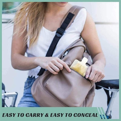 Portable Travel Fluid Makeup Packing Bag - Pack Of 5