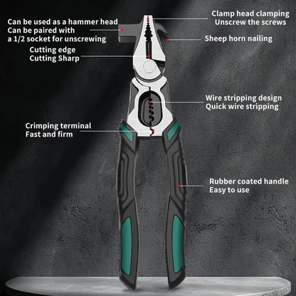 Carbon Steel Multi-Purpose Pliers