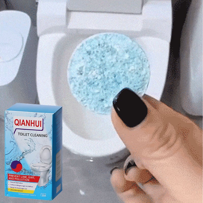 Lemon Scent Toilet Bowl Cleaner Tablets - Pack Of 10