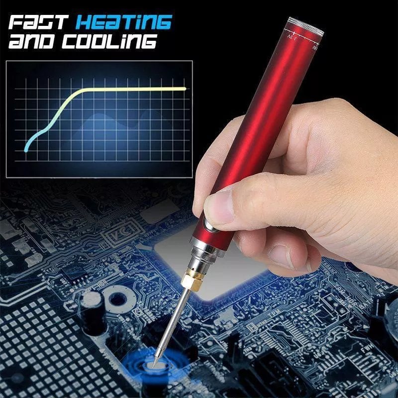 Mini wireless charging soldering tool