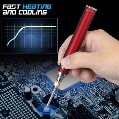 Mini wireless charging soldering tool
