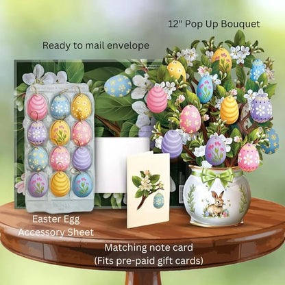 Easter 3D Flower Egg Greeting Card