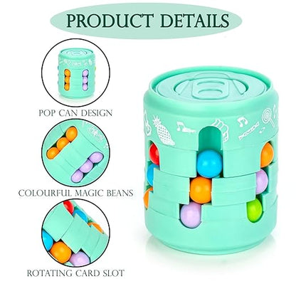 Handheld Magic Bean Cube - 360° Rotating Fidget Toy
