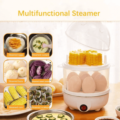 Mini egg cooker with automatic power off