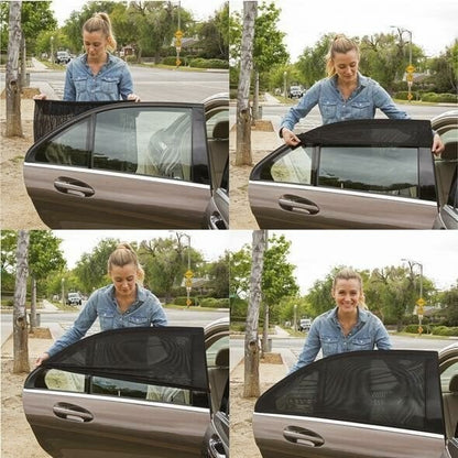 Universal Car Window Screens - Pack Of 4