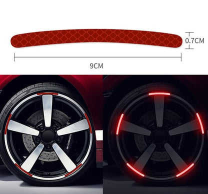 Tire Reflective Warning Stickers