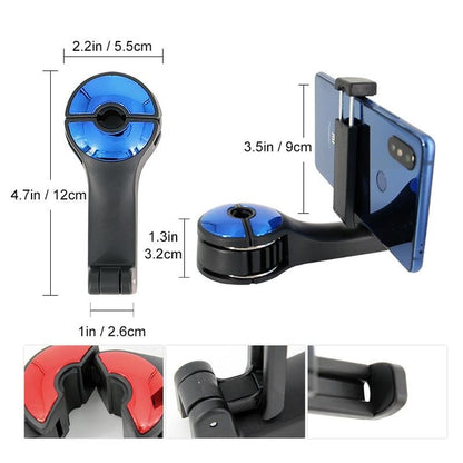 Headrest mount car hook