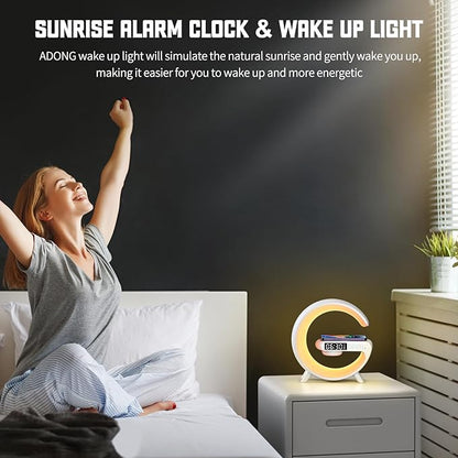 LED G-Lamp Wireless charger RGB Light Bluetooth Speaker