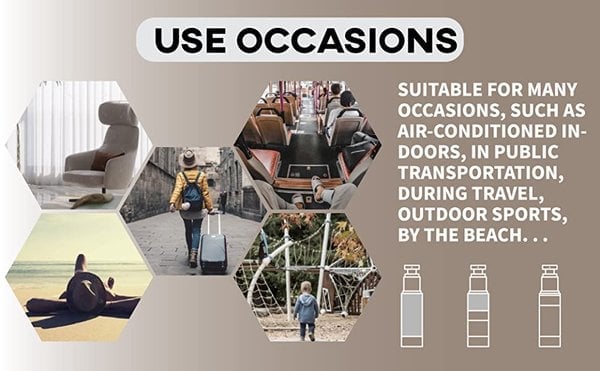Multi-functional Vacuum Travel Container(FREE Cosmetic Label)