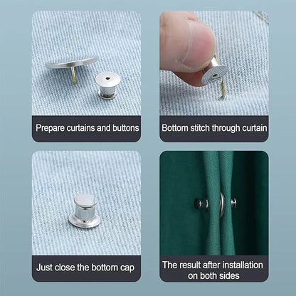 Magnetic Curtain Clip - Pack Of 4