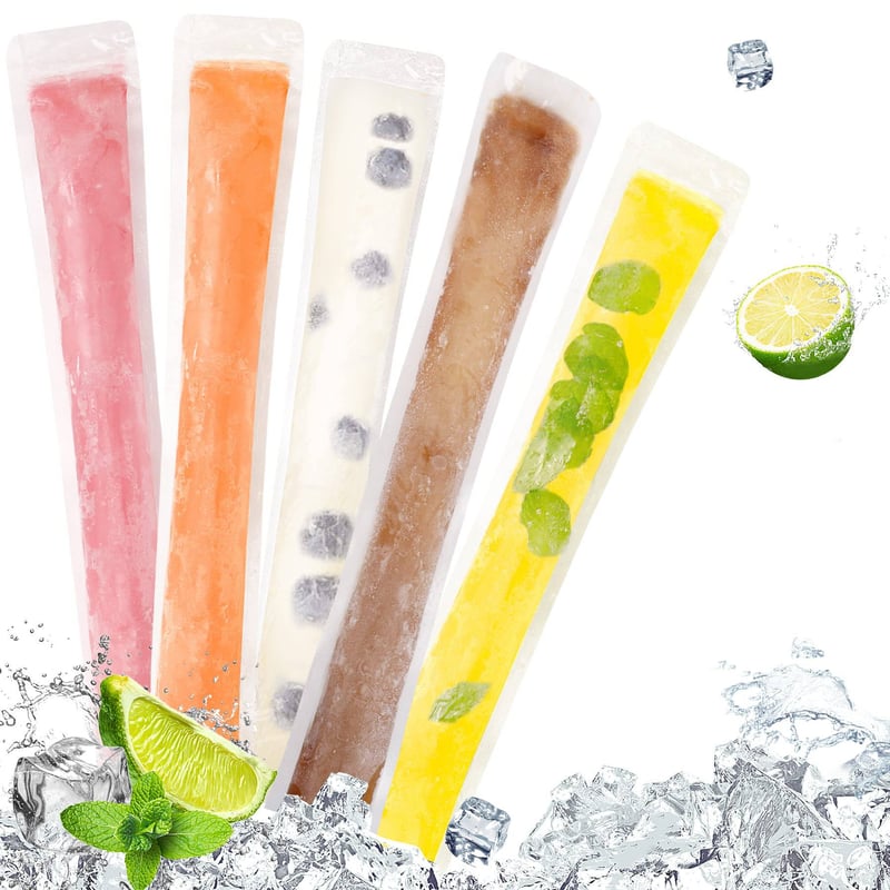 Disposable Ice Popsicle Mold Bags - Pack Of 20