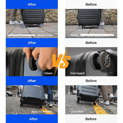 Luggage Wheel Protection Covers for 8 Spinner Wheels Luggage - Pack Of 8