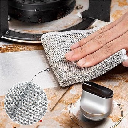 Multifunctional Wire Dish Cloth - Pack Of 5