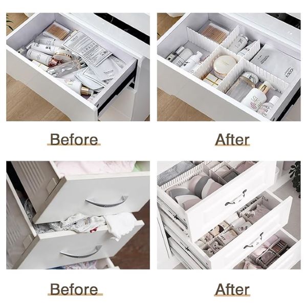 Plastic partition plate