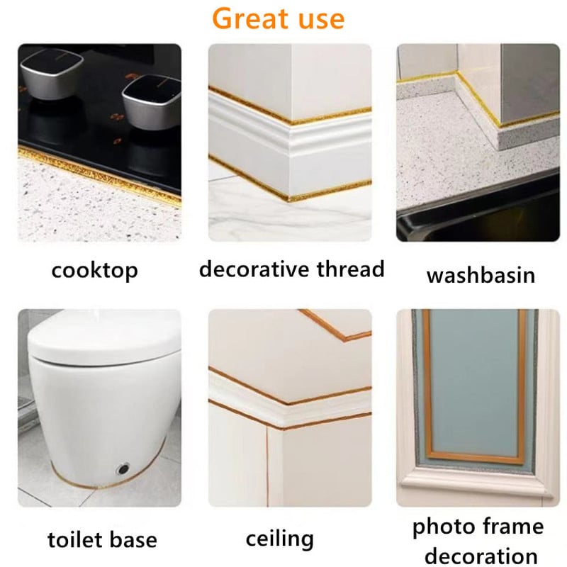 Self-Adhesive Ceramic Tile Gap Tape (20ft)