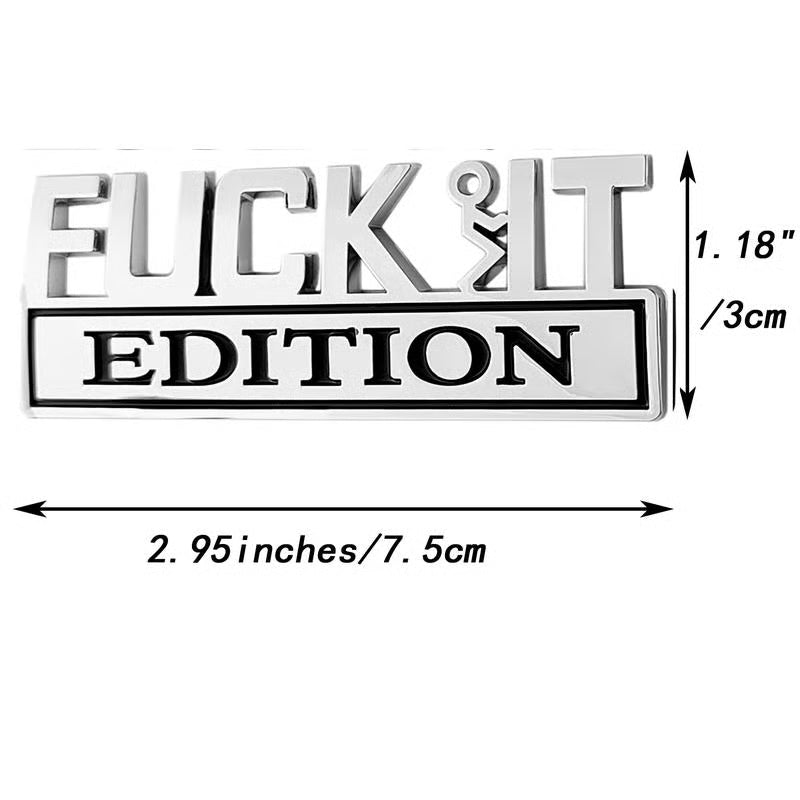 FVUK IT Edition Emblem | Car Decal Sticker