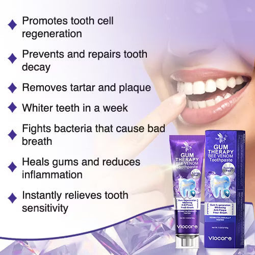 Rolimey® VioCore Bee Venom Dental Treatment Toothpaste (IMPORTED)
