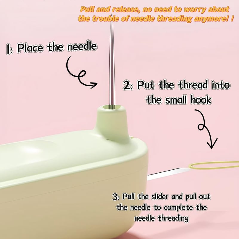 2 In 1 Needle Threader Seam Ripper