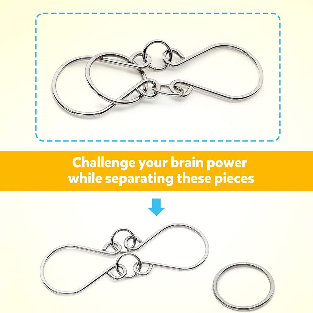 Metal Montessori Puzzle Solving Game