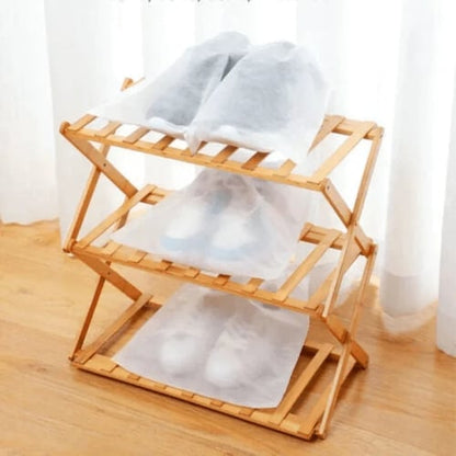 Reusable Drawstring Shoe Storage Bags - Pack Of 4