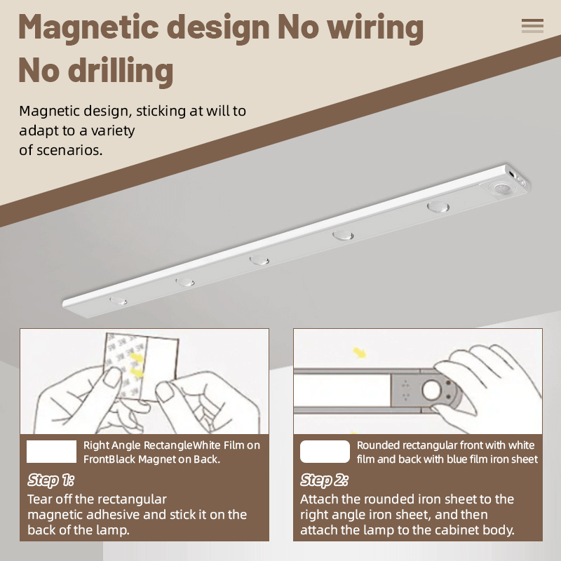 LED Motion Sensor Cabinet Light