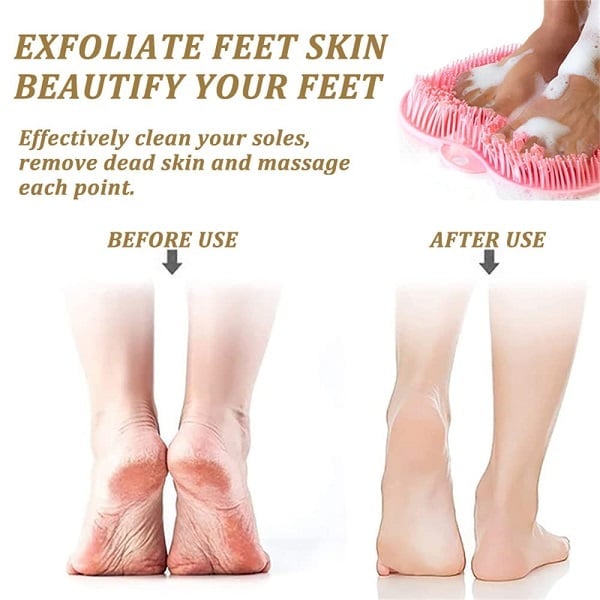 Multi-purpose Shower Foot & Back Scrub Massage Pad