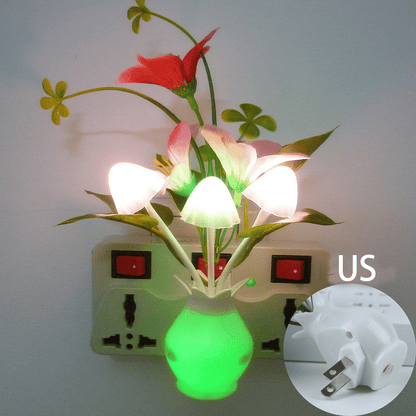 LED Mushroom Multi-color Night Lights