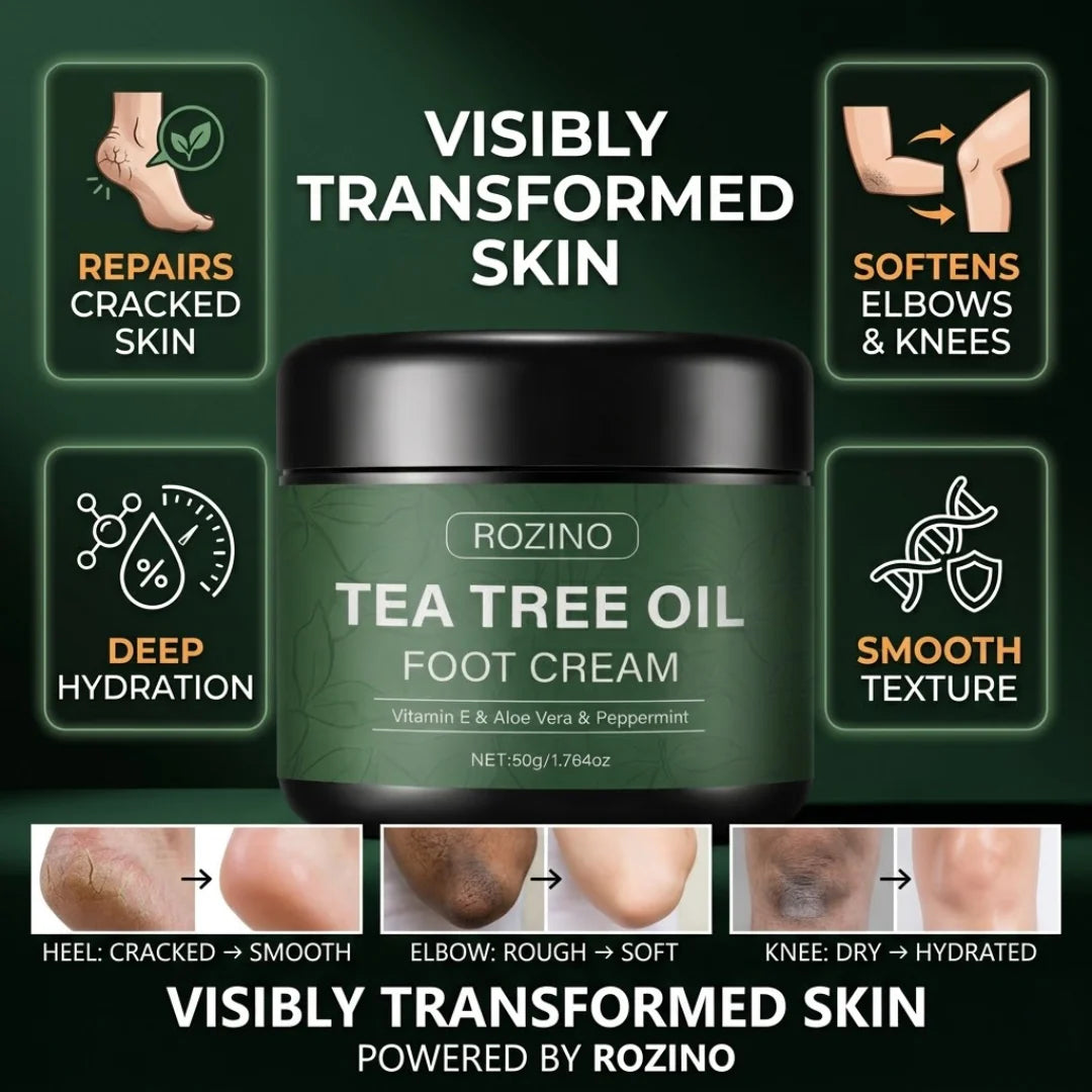 Soothing Foot Cream With Aloe Vera And Tea Tree (Pack of 2)