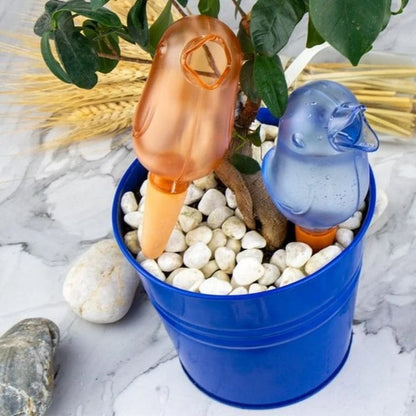 Birdie Type Automatic Flower Waterer - Pack Of 4