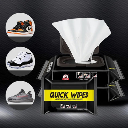 Instant Sneaker Cleaning Wipes - 30 WIPES