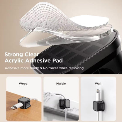 MagnaClip Magnetic Cable Organizer - Pack Of 6