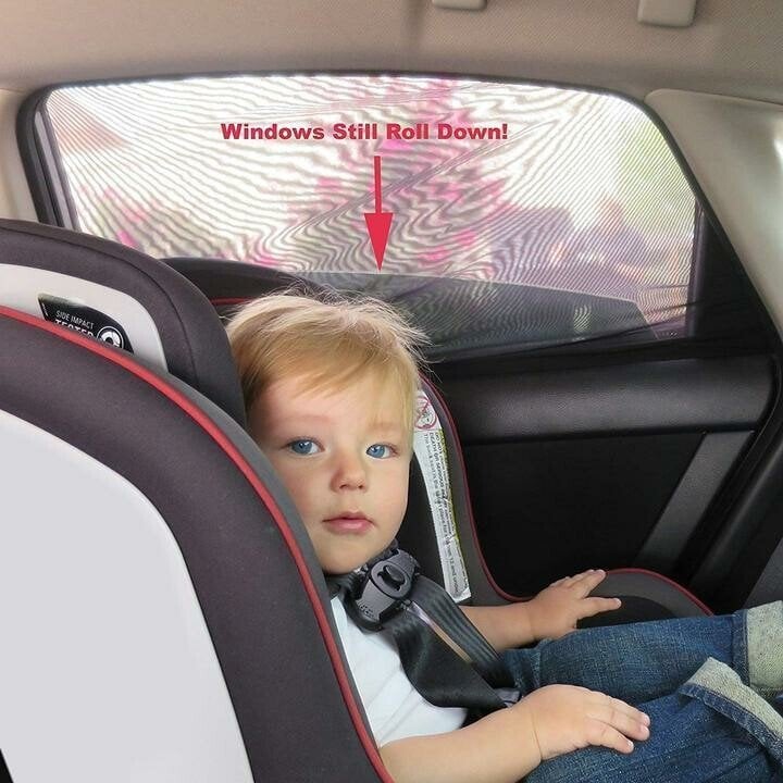 Universal Car Window Screens - Pack Of 4