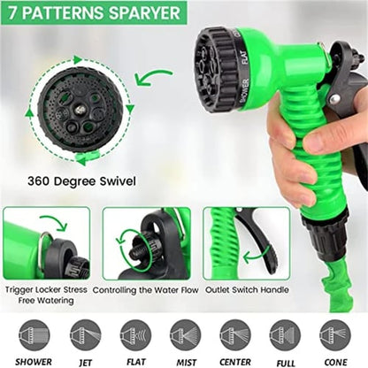 Magic Hose Pipe With 7 Spray Gun Functions