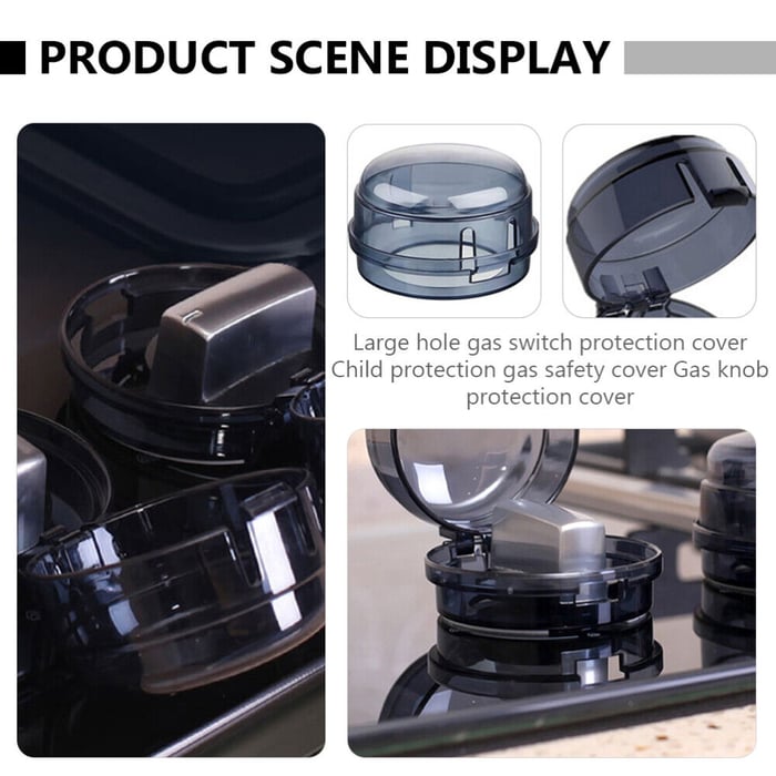 Kitchen gas cooker oven safety guards