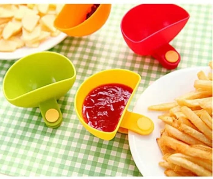 Dip Clip Bowl Plate Holder