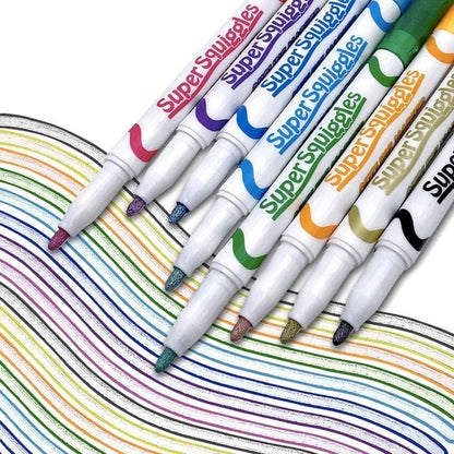 Super Squiggles Outline Marker pen - 12 Colors