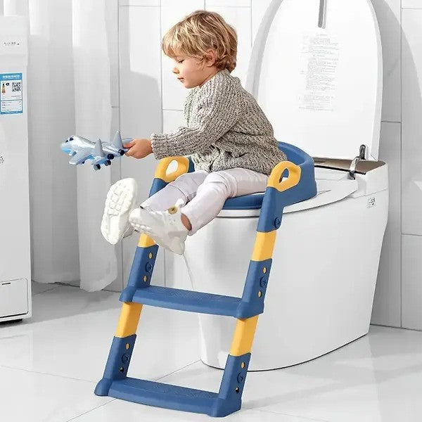 Children's toilet seat with steps  KIDDISTEP