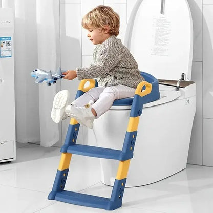 Children's toilet seat with steps  KIDDISTEP