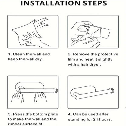 Wall-mounted Punch-free Paper Towel Holder