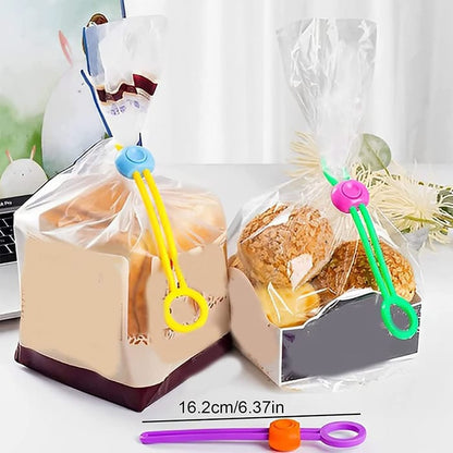 Multi-purpose Sealer Reusable Food Bag Clips - Pack Of 6