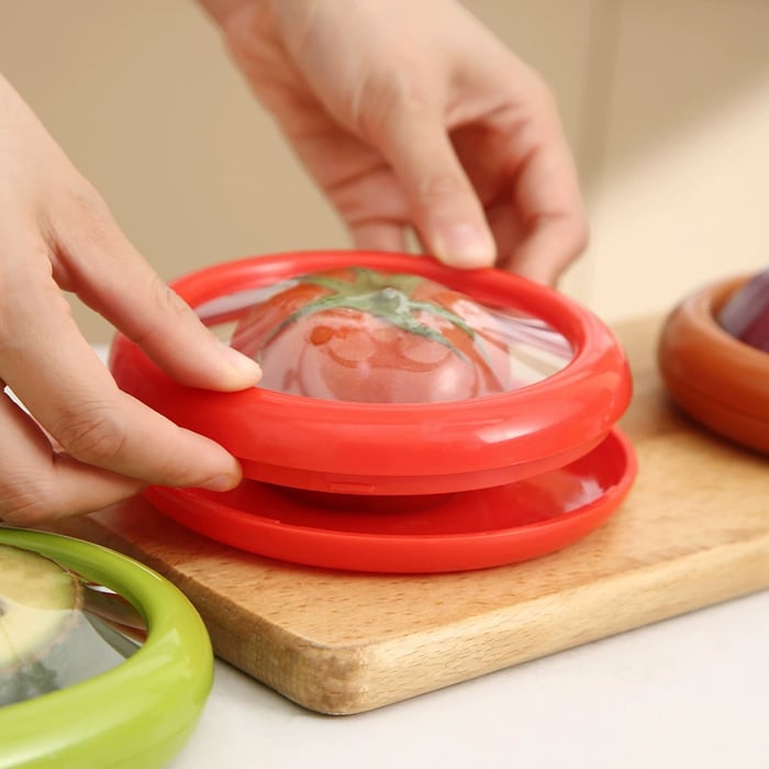 Fruit And Vegetable Anti-Oxidation Storage Box - Pack Of 4