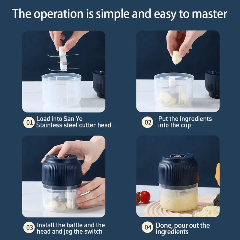 Mini Electric Garlic Chopper